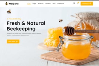 build wix wordpress b2b fmcg manufacturer website food producer beverage website