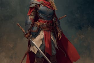 draw your d and d character and oc art