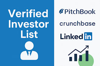provide a verified list of investors from pitchbook and linkedin