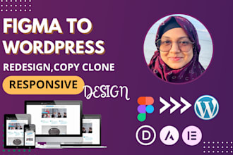 convert figma to wordpress elementor website