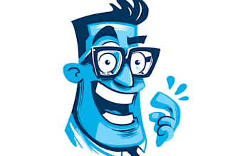 create funny cartoon caricature or log portrait