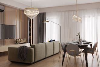 build 3d stunning apartment interior,cgi furniture livingroom decor,d5 rendering