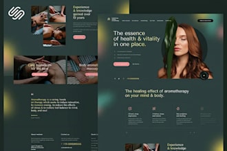 build squarespace aromathepy website oil company website candle maker website