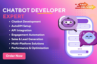create social media chatbot chatbot development autodm chatbot api integration