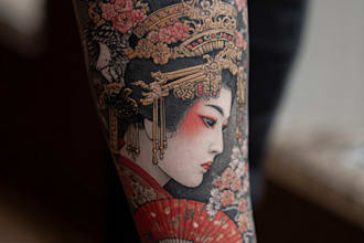 draw amazing japanese oriental tattoo