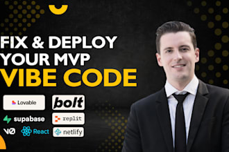 fix and deploy supabase, replit, bolt and lovable mvp apps