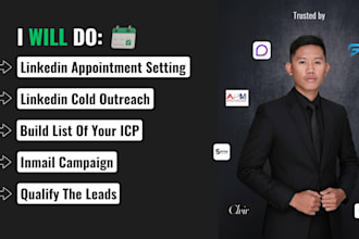 do linkedin outreach and dm setting