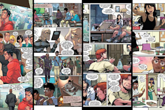 comic book script anime, webtoon scripts manga script novel, children script