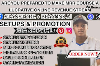 setup and skyrocket your master resell rights course using beacon ai stanstore