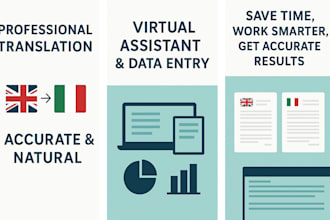 traduzioni e supporto amministrativo professionale