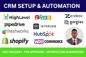 setup hubspot zendesk commslayer freshworks ghl gorgias pipedrive intercom CRM