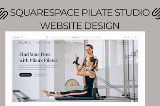 design squarespace pilate studio website yoga fitness website reformer website