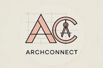 design modern architectural and geometric logo