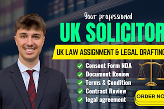 be UK solicitor, contact review, agreements, legal contract, document review