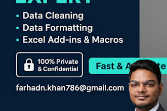 clean, merge, split and format microsoft excel data