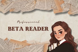 beta read your novel and provide honest feedback