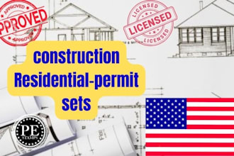 design architectural and construction drawing permit drawings residential plan