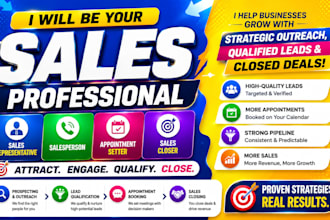 be sales representative appointment setter sales closer