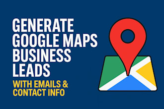 do b2b lead generation, business leads, and lead scraping, google maps lead