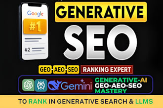 do advanced SEO, GEO, ai optimization for rank on chatgbt, google gemini