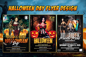 design halloween flyer halloween party flyer trendy halloween sales flyer design