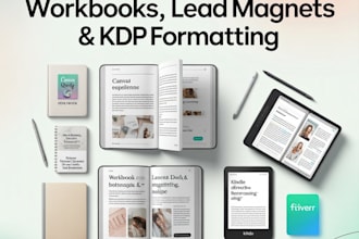 canva ebook design, workbook, ebook layout, ebook formatting, lead magnet ebook