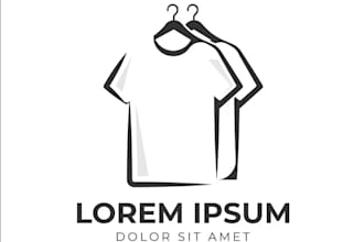 design a trendy clothing line logo with style