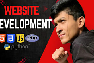 build a fully functional website with back end and front end