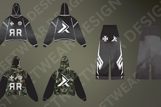 create custom streetwear fashion designs