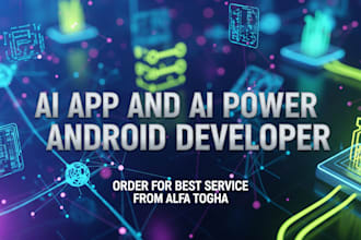 develop ai powered android and ios mobile app saas apps ai software developer
