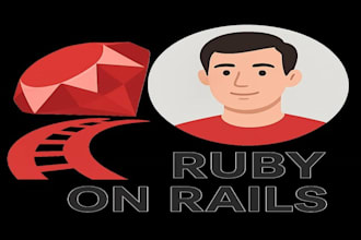 design and develop full stack ruby on rails, bugs, api , web application