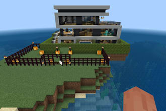 create a custom structure in a minecraft world of your choice