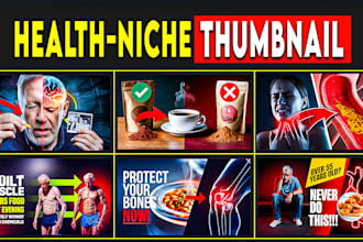 create youtube thumbnails for fitness and health videos