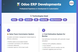 develop custom odoo modules