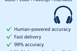accurately transcribe audio and video into text