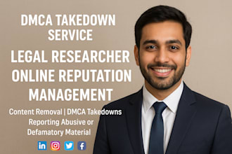 send dmca takedown notice to remove copyright infringement