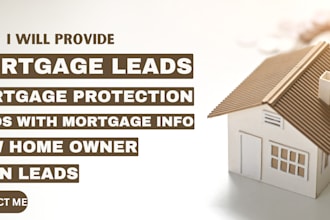 provide home mortgage leads and home loan leads