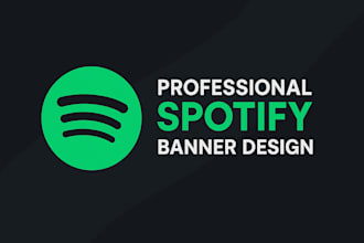 create spotify banner design, spotify cover artist youtube thumbnail cover
