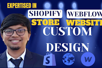 build, optimize shopify or webflow ecommerce store for christmas, new year sales