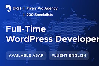 provide a full time wordpress developer