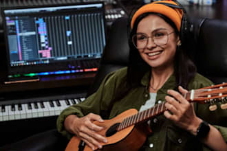 be your edm or pop female singer, vocalist and songwriter