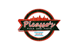 design surprising splendid pizza pasta logo