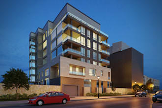 remodel 3d apartment exterior,3d rendering,rooftop design,driveway,landscape,skp