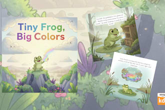 do children storybook illustrations and character design