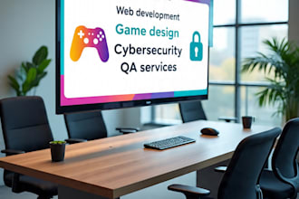 provide web development  QA and game design services