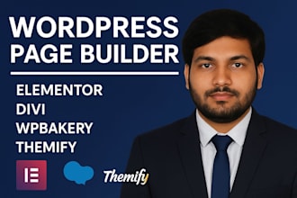build or redesign a professional wordpress website using elementor