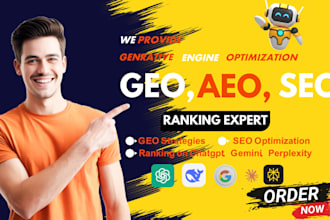 rank you site with GEO, aeo, SEO  for chatgpt gemini groke