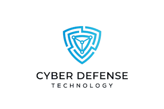 design a modern tech startup, security and technology logo