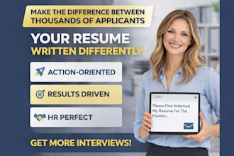 prepare a highly professional resume
