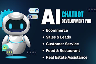 create custom gpt ai chatbot for websites, mobile apps,and business automation